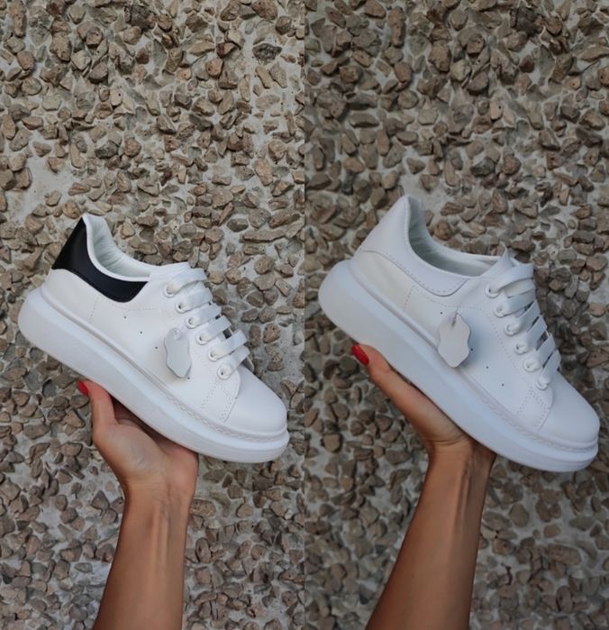 білі шкіряні кеди як guess кросівки  кожа чорні