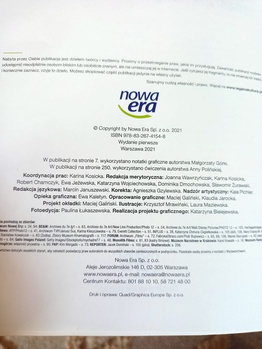 Egzamin ośmioklasity Język polski nowa era