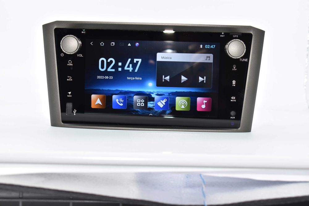 Rádio 2 DIN android Toyota Avensis T25 • Wifi GPS BLUETOOTH + câmara