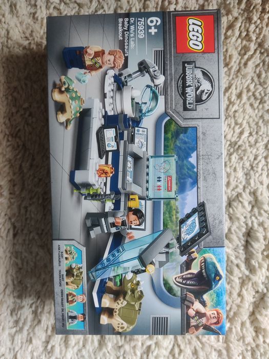 Lego Jurassic World 75939 Laboratorium Dr Wu: ucieczka młodych dinozau