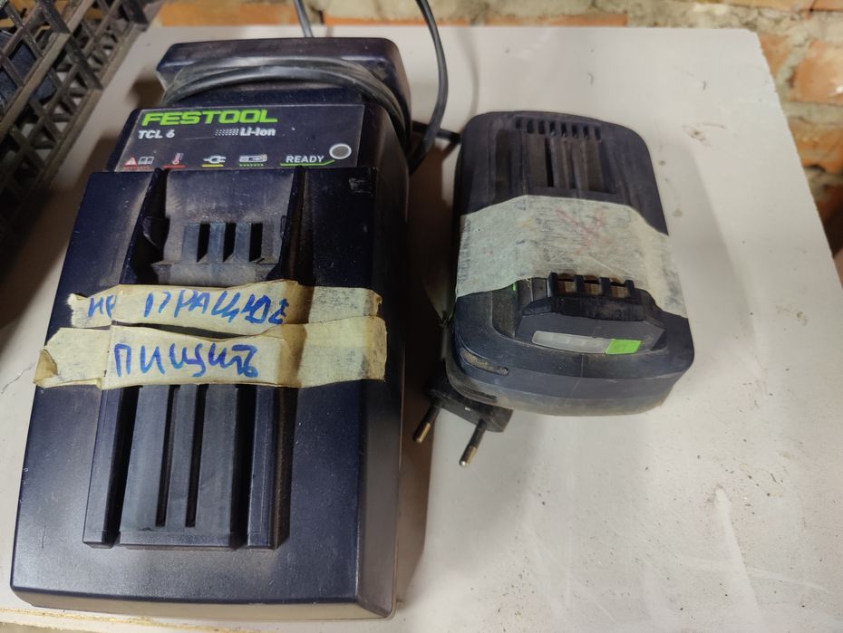 Festool Зарядка TCL6, АКБ 4а,