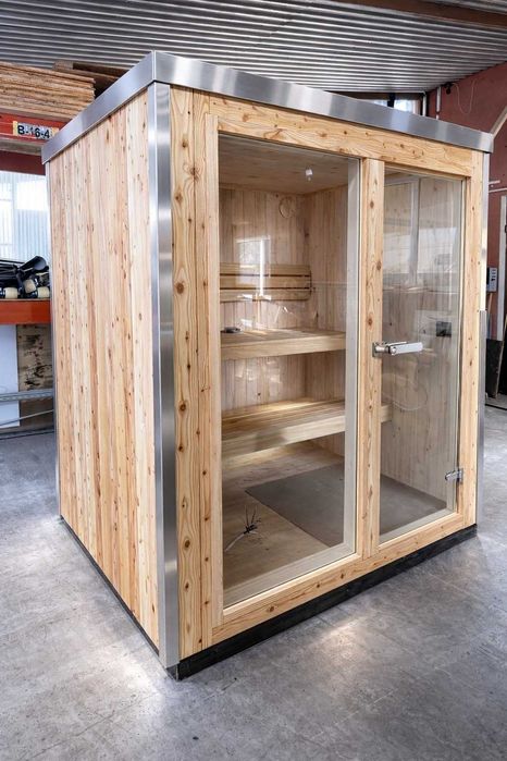 Sauna ETERN - 4 osobowa sauna ogrodowa, piec 7 kw, Harvia | Producent