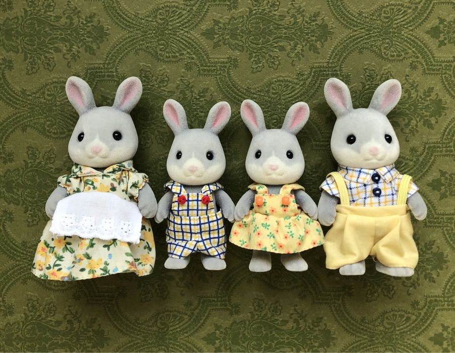 Nowa rodzina Sylvanian Families Epoch 4030 króliki Cottontail Rabbit