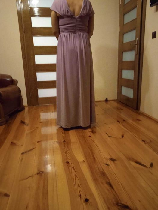 Sukienka suknia mama panny młodej Chi Chi London XL Liliowa długa