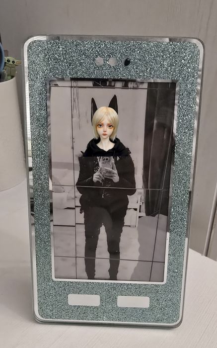 Ramka na zdjęcie selfie smartfon telefon brokat błyszcząca 10x15