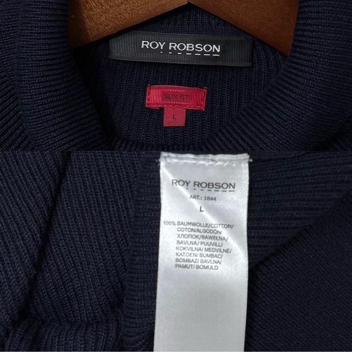 Кофта чоловіча Гольф Roy Robson Slim Fit  Sweaters синій L