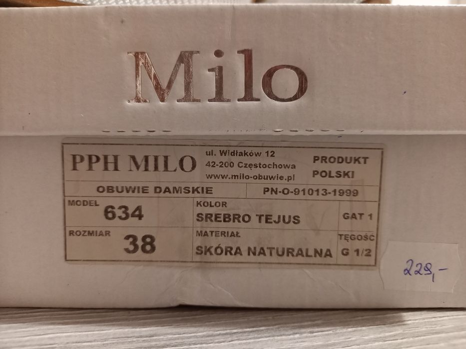 Szpilki damskie skóra naturalna r 38