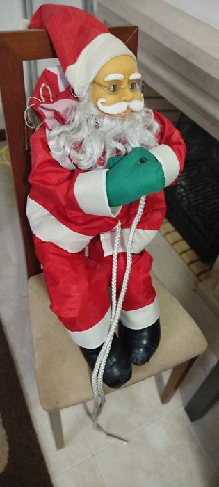 Pai Natal decorativo tamanho grande – como novo!