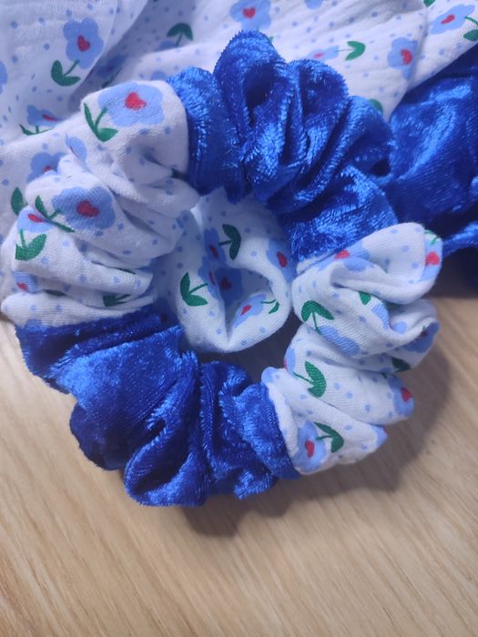 Scrunchie do włosów Slim Smerfetka