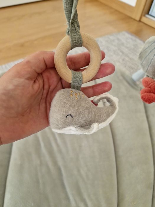 Tapete atividades Little Dutch verde água com tema mar