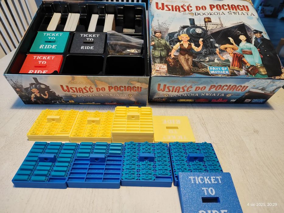 Caixa para Comboio e Navios Ticket to Ride