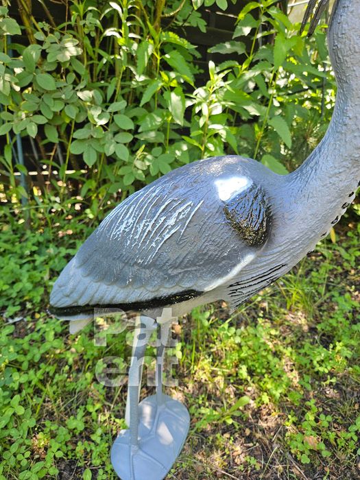 Figurka dekoracja czapla 70 cm wysoka ozdoba dom ogród taras