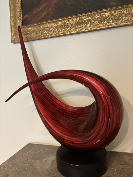 Peça decorativa de vidro