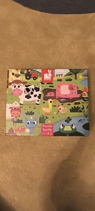 Janod puzzle tactile sensoryczne