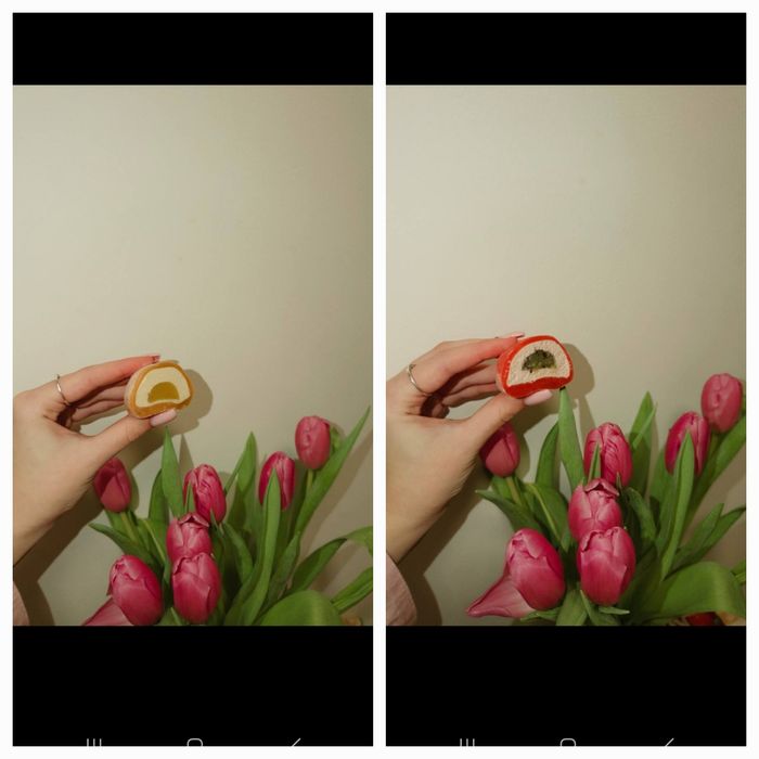 Японский десерт моти.