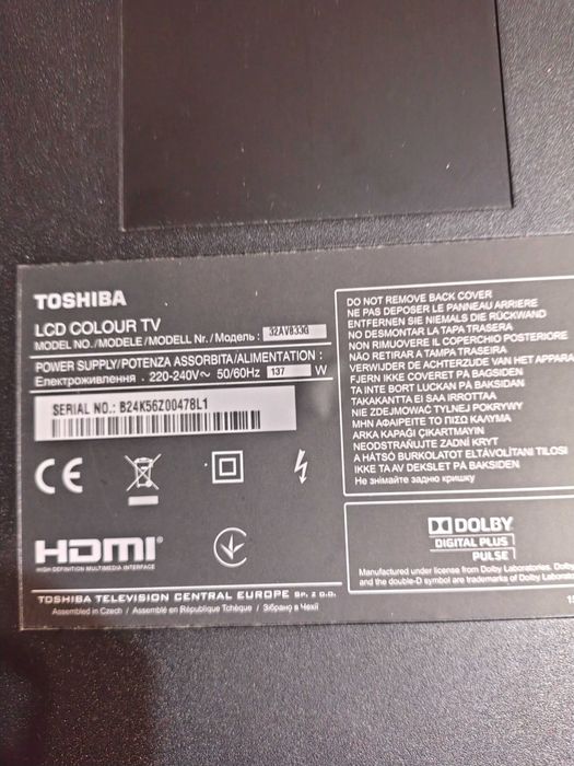 Sprzedam telewizor Toshiba 32"