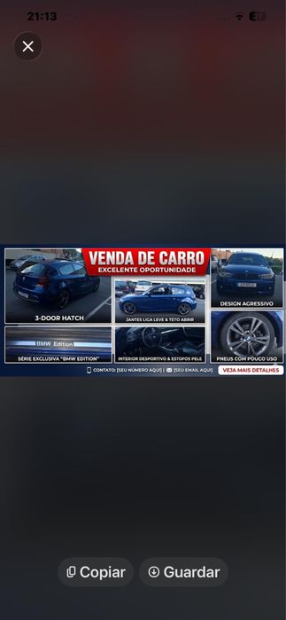 BMW 118d 2010 143cv 2.0 Edicão Limitada