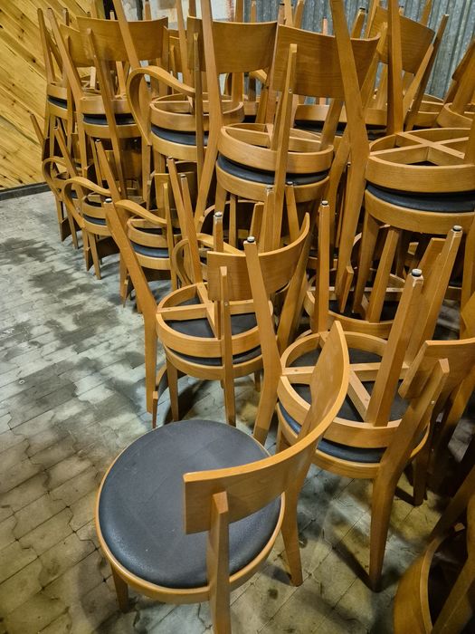 56x Krzesło gięte designerskie styl lat 60-70tych, przepiękne