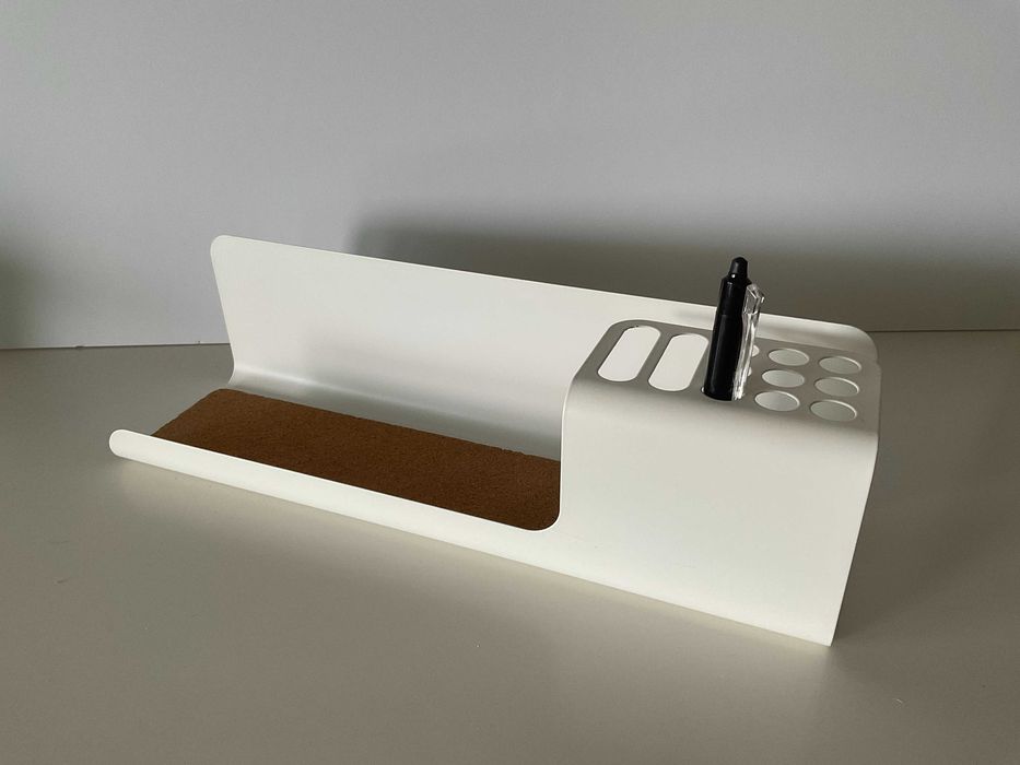 Suporte para canetas IKEA KVISSLE em metal branco - descontinuado