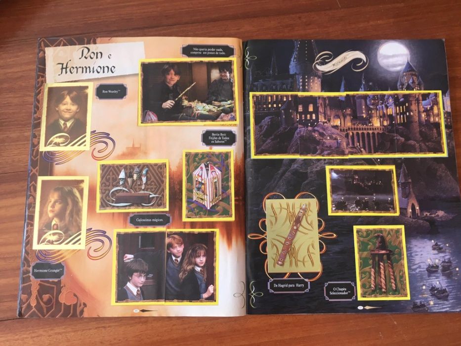 Caderneta Harry Potter e a Pedra Filosofal - Coleção Cromos Panini
