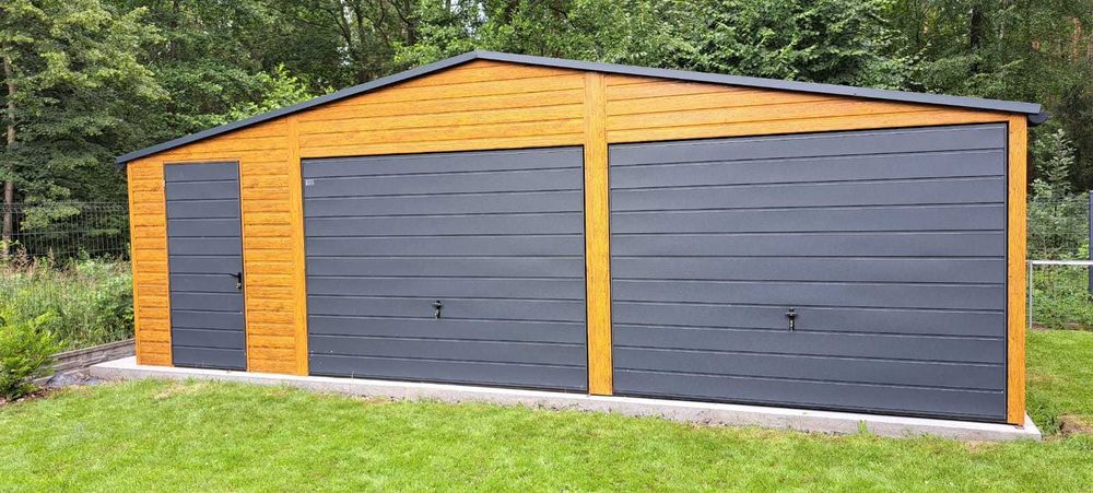 Garaż blaszany 6x5,80 m Blaszak Garaz Premium Producent Garaże blaszane 6x6 7x6 8x6 9x6 dostawa i montaż w całej POLSCE !