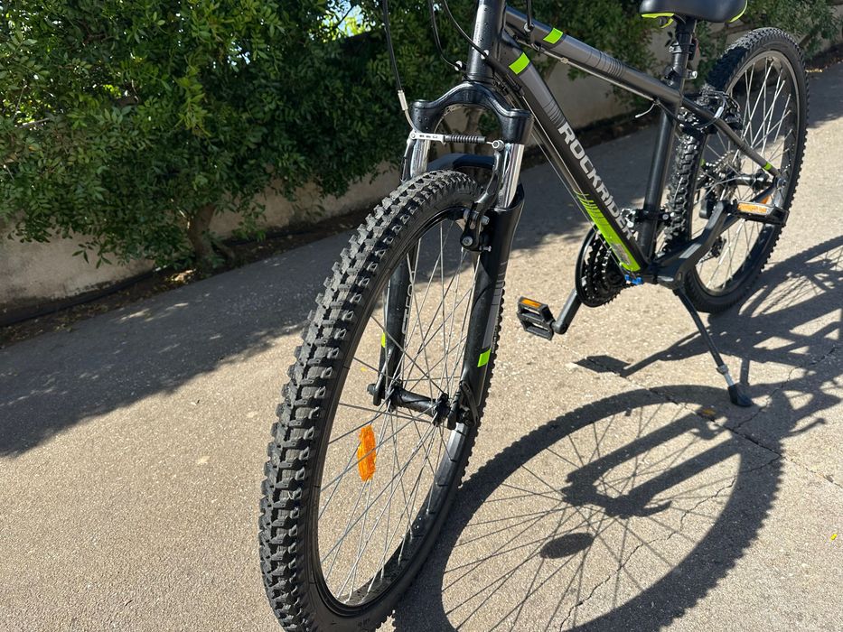Bicicleta RockRider 8-12 Anos Preta e Verde