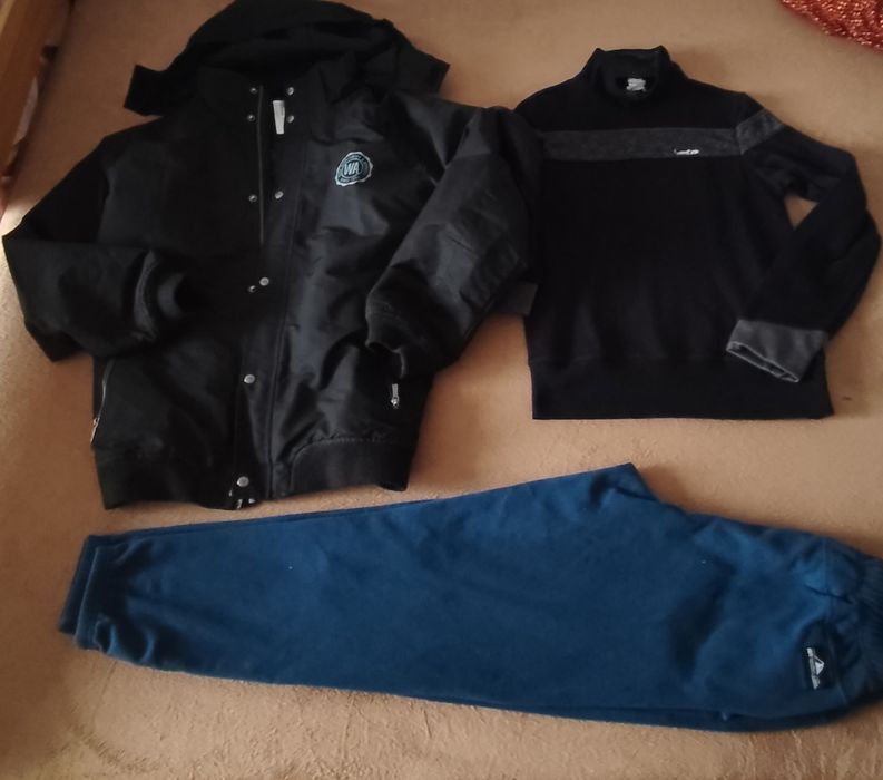Zestaw dla chłopca 170,kurtka WA,spodnie ,bluza