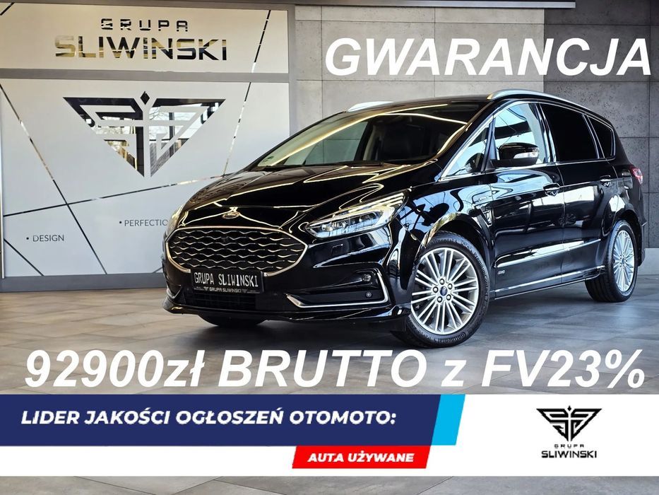 Ford S-Max 2,0 Eco Blue 190Ps 4X4 Vignale 7-Os. Masaż Kamera