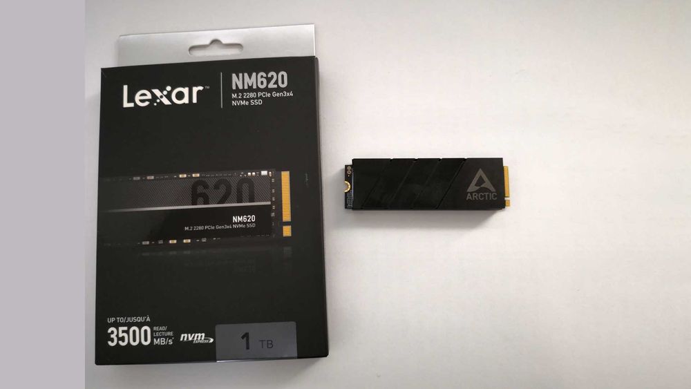 SSD Lexar NM620 1TB + радіатор (Комплект).