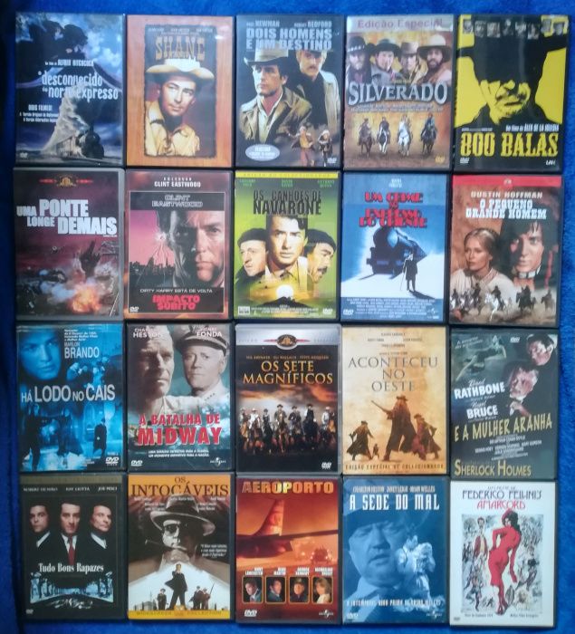 Lote 165 DVD's originais (Lote 1)