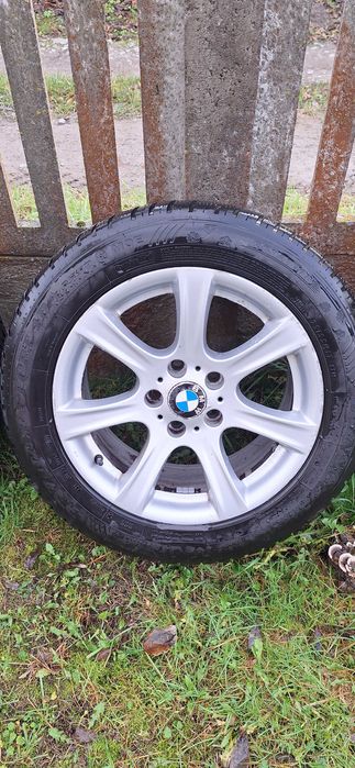 Opony Dunlop zimowe 225/55 r17 Run Flat z alufelgami BMW