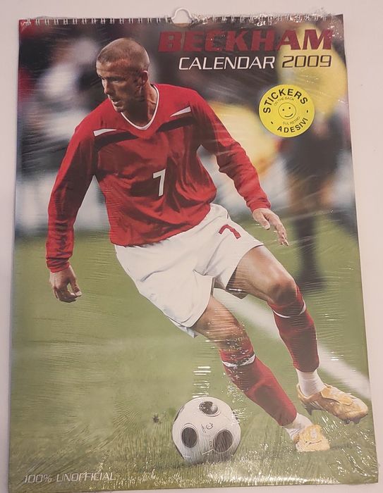 Nowy kolekcjonerski kalendarz kibica 2009 David Beckham (F21)