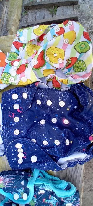 Fraldas de pano reutilizáveis (22 capas)