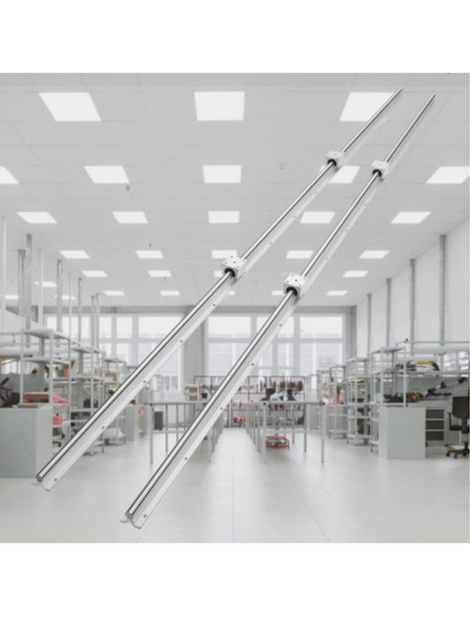 линейная направляющая VEVOR,2рельса+4каретки,Лінійна рейка з кареткою