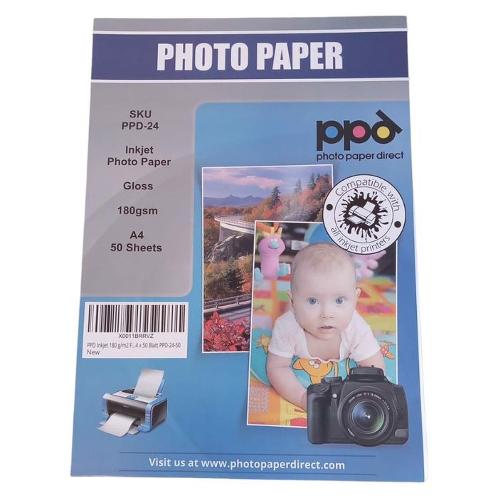 Papier fotograficzny wysoki połysk a4 50szt