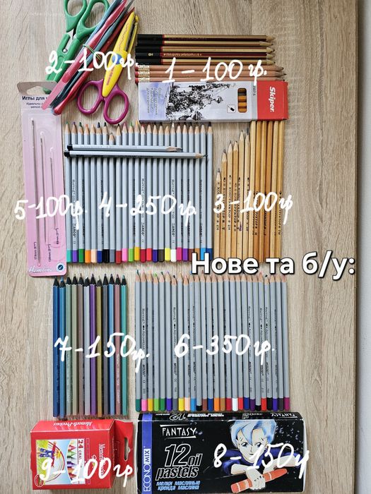 Карандаши олівці голки пастель KOH-I-NOOR Economix Marco optima