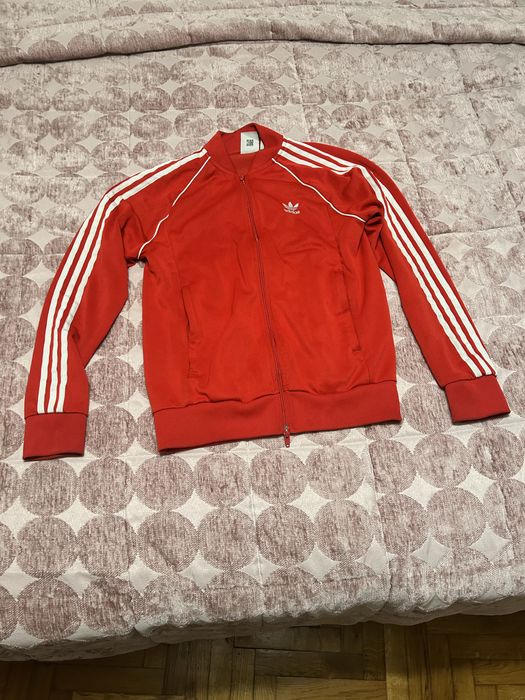 Fato de treino da adidas vermelho