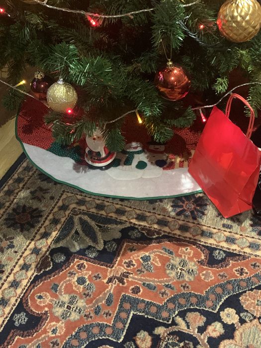 Arvore Natal com todos os enfeites e iluminaçoes