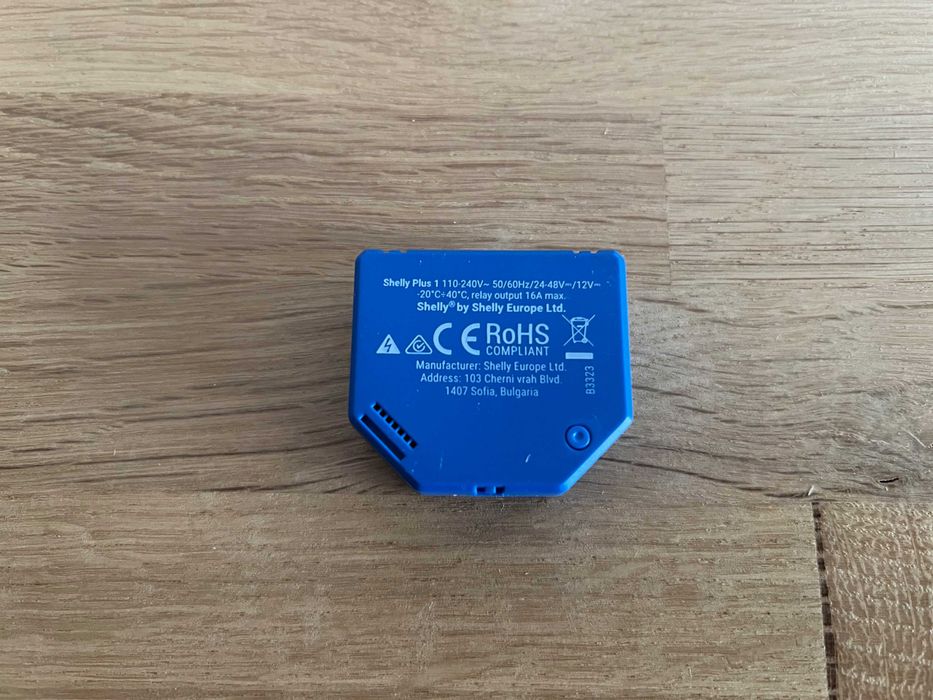 Shelly Plus 1 Automação
