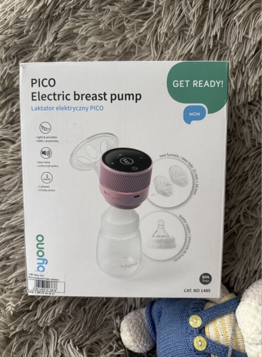 Трифазний електричний молоковідсмоктувач pico babyono в ідеальному стані. користувалася 1 місяць
