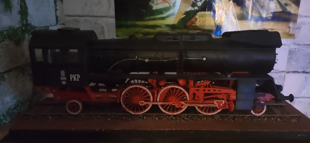 Lokomotywa parowóz model 3d