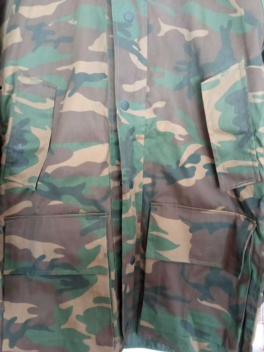 Casaco softshell camuflado Woodland corta vento impermeável S