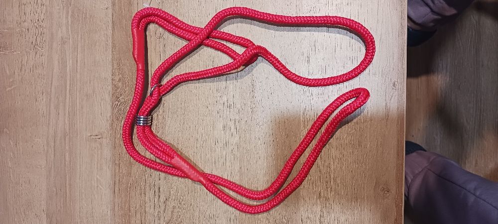 Smycz ringowa 150 cm wystawowa