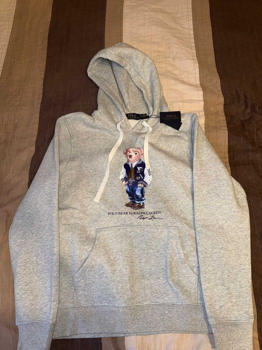 Bluza z kapturem polo ralph lauren bear sweater, Rozmiar M