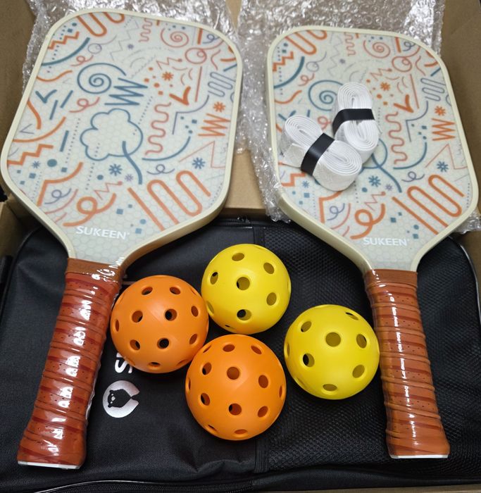 Zestaw Pickleball marki Sukeen 2x Paletka 4x piłeczka W003/6