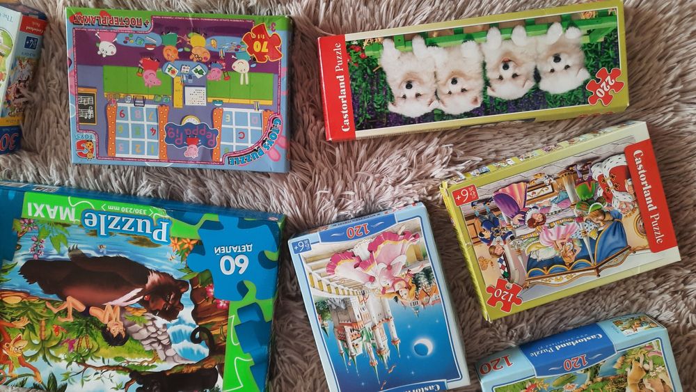 Пазлы на 30, 60, 70, 120 и 220 деталей