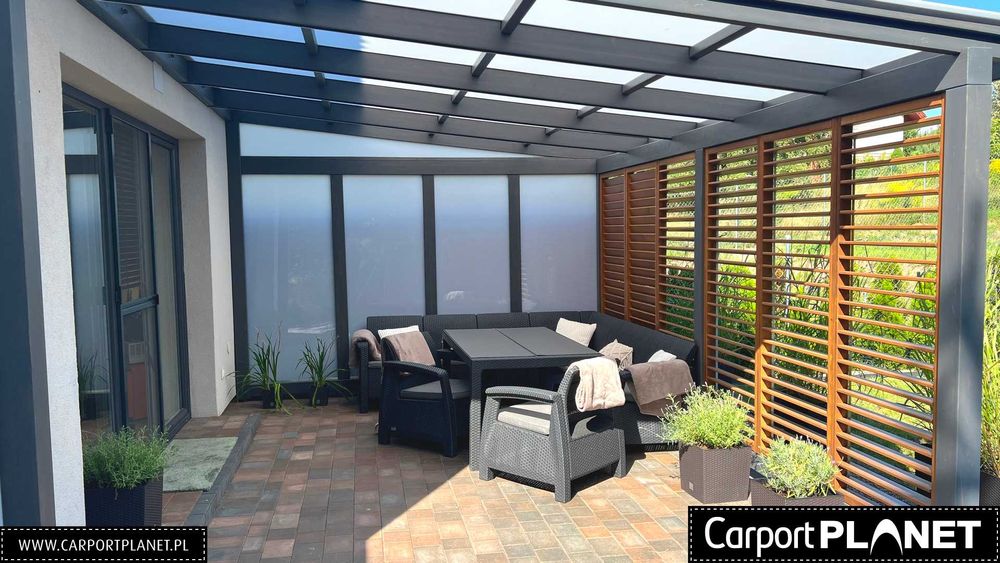 Zadaszenie pergola drewniana