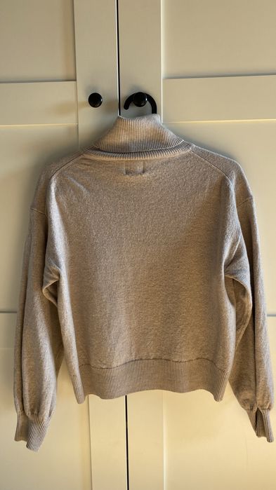 Sweter wełniany z golfem 100% merino wool