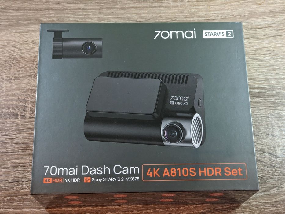 A810s 70mai Видеорегистратор Dash Cam Set 4K c задней камерой RC24