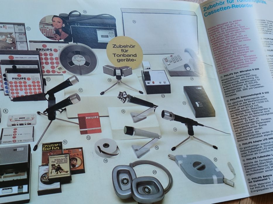 Stara Gazetka Philips Stare Czasopismo Sprzęt Elektroniczny Vintage